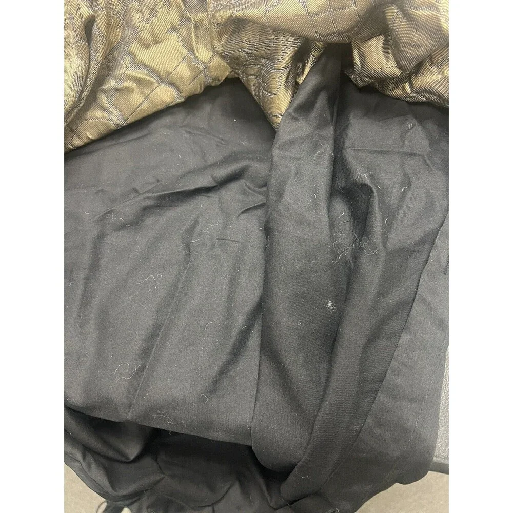 Donna Karan Black Onyx Full/Queen Duvet Cover + 2 Standard Shams + 2 Euro Shams